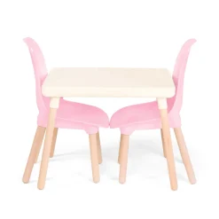 B. toys – Kid Century Modern: Table & Chair Set - Pink