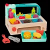 B. toys – Mini Chef - Build-a-Burger Playset
