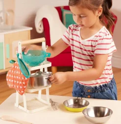 B. toys – Mini Chef - Pot & Pan Playset