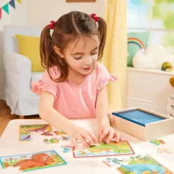 B. toys – Pack o' Puzzles - Dinosaurs