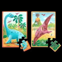 B. toys – Pack o' Puzzles - Dinosaurs