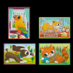 B. toys – Pack o' Puzzles - Pets