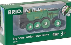 Brio - Battery Operated Big Green Action Locomotive