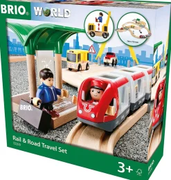 Brio - Rail & Road Travel Set