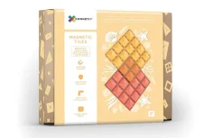 Connetix - 2 Piece Base Plate Pack - Lemon & Peach