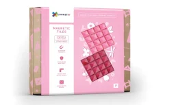 Connetix - 2 Piece Base Plate Pack - Pink & Berry