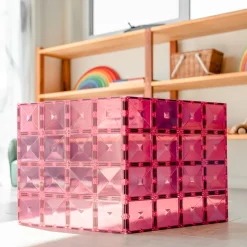 Connetix - 2 Piece Base Plate Pack - Pink & Berry