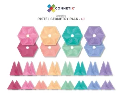 Connetix - Geometry Pack - Pastel - 40 Piece