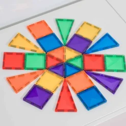 Connetix - Mini Pack - Rainbow - 24 Piece
