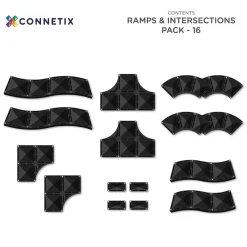 Connetix - Ramps & Intersections Pack 16pc