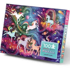 Crocodile Creek - Holographic Unicorn Galaxy Puzzle 100pc