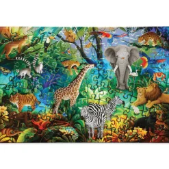 Crocodile Creek - Holographic Puzzle 100pc Jungle Paradise