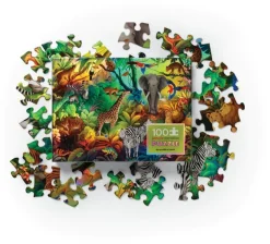 Crocodile Creek - Holographic Puzzle 100pc Jungle Paradise