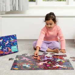 Crocodile Creek - Holographic Unicorn Galaxy Puzzle 100pc