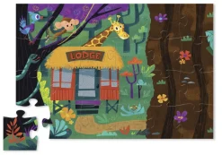 Crocodile Creek - Puzzle & Play Set 24pc - Safari