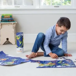 Crocodile Creek - Puzzle & Poster 200pcs - World Animals