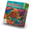 Crocodile Creek - Puzzle Foil 60pcs Dazzling Dinosaurs