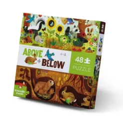 Crocodile Creek - Puzzle 48pcs - Above & Below Backyard Discovery