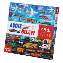 Crocodile Creek - Puzzle 48pcs - Above & Below Things That Go