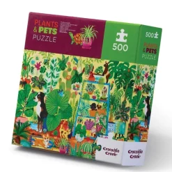 Crocodile Creek - Puzzle 500pcs - Plants & Pets