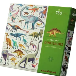 Crocodile Creek - Puzzle 750pcs - World Of Dinosaurs
