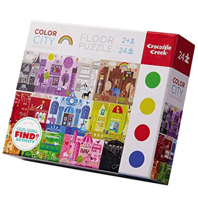 Crocodile Creek - Puzzle 24pcs - Colour City