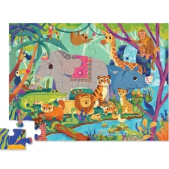 Crocodile Creek - Puzzle 36pcs - In the Jungle Floor Puzzle