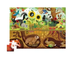 Crocodile Creek - Puzzle 48pcs - Above & Below Backyard Discovery