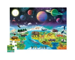 Crocodile Creek - Puzzle 48pcs - Above & Below Earth & Space
