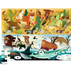 Crocodile Creek - Puzzle 48pcs - Above & Below Hot & Cold