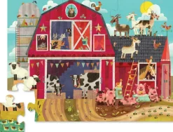 Crocodile Creek - Puzzle 24pcs - Early Learning Barnyard 123