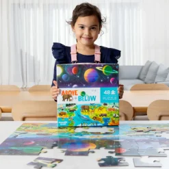 Crocodile Creek - Puzzle 48pcs - Above & Below Earth & Space