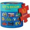 Crocodile Creek - Puzzle 10x2pcs - Lets Begin Vehicles