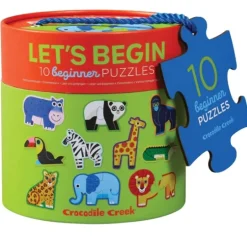 Crocodile Creek - Puzzle 10x2pcs Lets Begin - Jungle