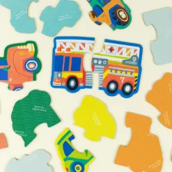 Crocodile Creek - Puzzle 10x2pcs - Lets Begin Vehicles