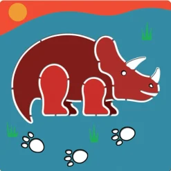 Djeco - Dinosaur Stencil