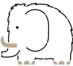 Djeco - Dinosaur Stencil