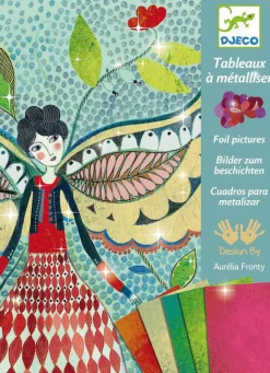 Djeco - Glitter Boards Fireflies Foil Pictures