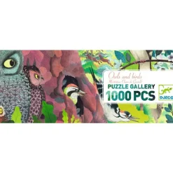 Djeco - Puzzle Gallery 1000pcs - Owls & Birds