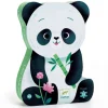 Djeco - Puzzle Silhouette 24pcs - Leo the Panda