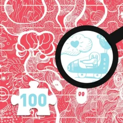 Djeco - Puzzle Wizzy 100pcs - The Enchanted Tree Wizzy