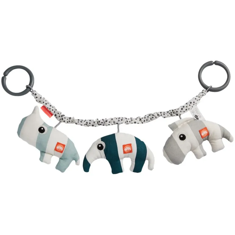 Done By Deer - Pram Toy Deer Friends - Blue