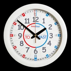 Easy Read - Wall Clock -To/Past - Classroom Mini