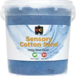 EC - Sensory Cotton Sand 700G Tub Blue