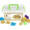 EC - Sensory Magic Sand With Moulds 2Kg Tub Natural