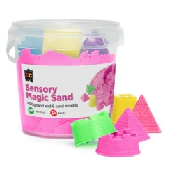 EC - Sensory Magic Sand With Moulds 600G Tub Pink
