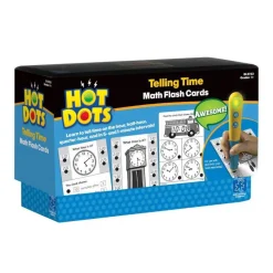 Educational Insights - Hot Dots - Telling Time Flash Cards