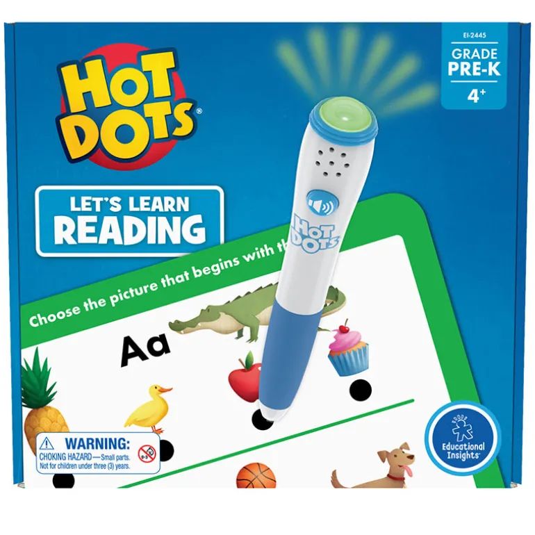 Educational Insights - Hot Dots - Lets Learn Reading Workbook - Pre K