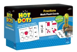 Educational Insights - Hot Dots - Math Flash Cards Fractions - Grade 1