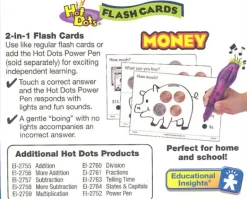 Educational insights - Hot Dots - Flash Cards Money